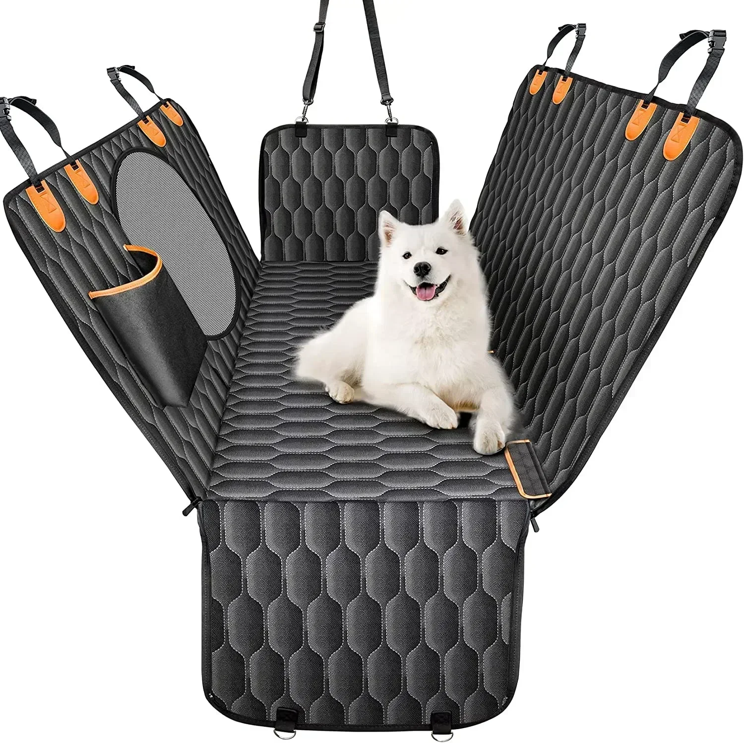 

OEM 2 в 1, чехол на автомобильное сиденье для собак и домашних животных, чехол на заднее сиденье для маленьких и средних собак, чехол на сиденье для домашних животных из пены с эффектом памяти