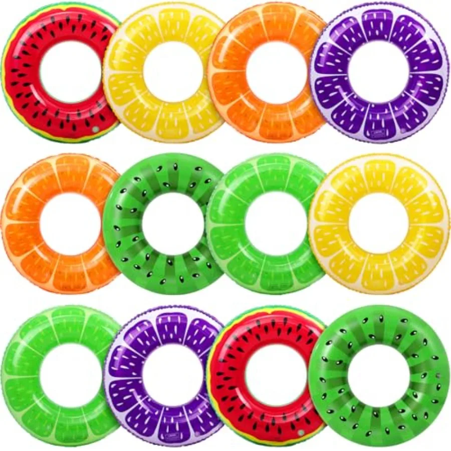 

Inflatable Pool Tubes for Adults 30 inch Swim Pool Floats Inflatable Floats Rings Swim Luau Party Colorful Swimming Ring Hawaii