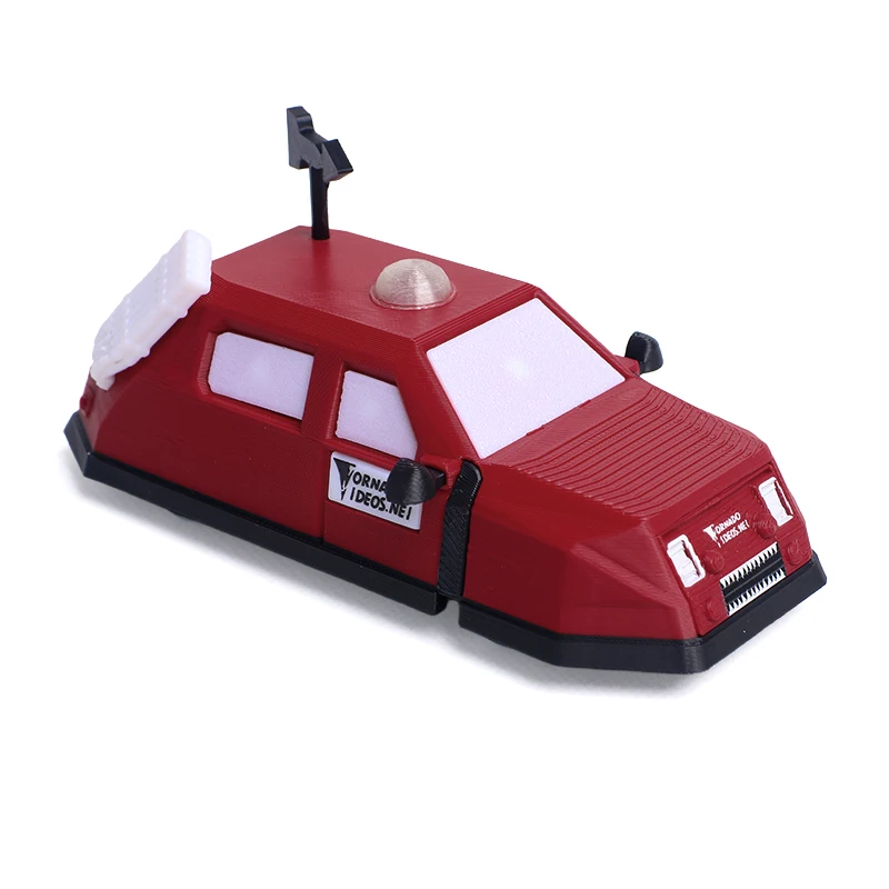 SRV Dominator 1 Automodell Storm Chaser Tornado Research Replika mit Luftkanone & Gummireifen, statisches Sammlermodell für Hobby-Fans – Detail 8