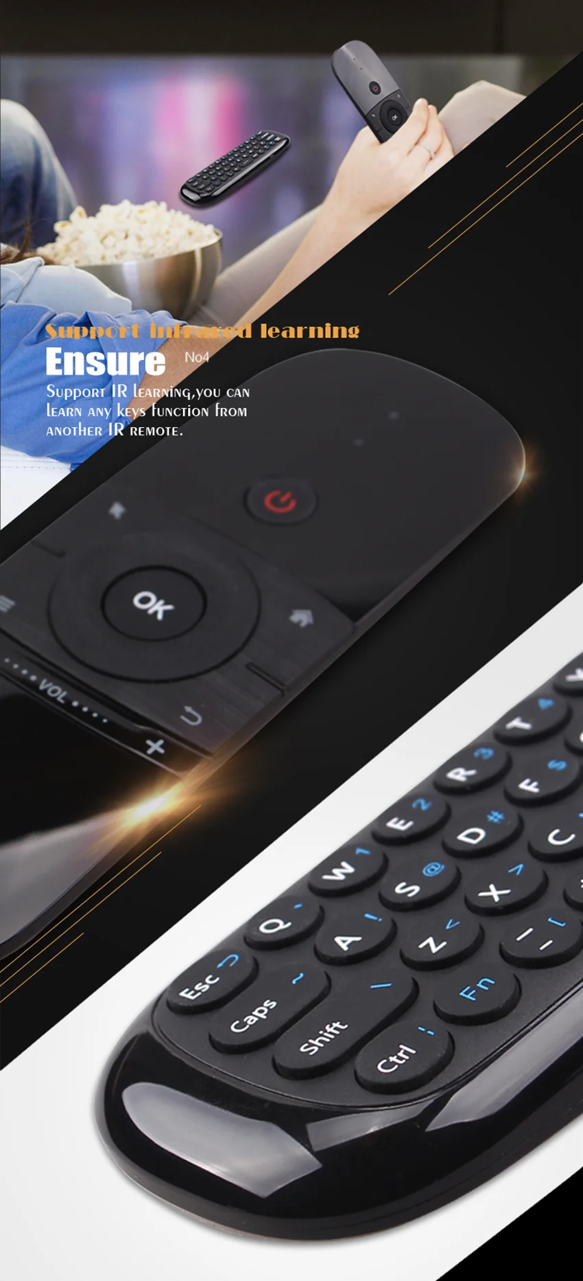 W1 Air Mouse 2.4G W… - image