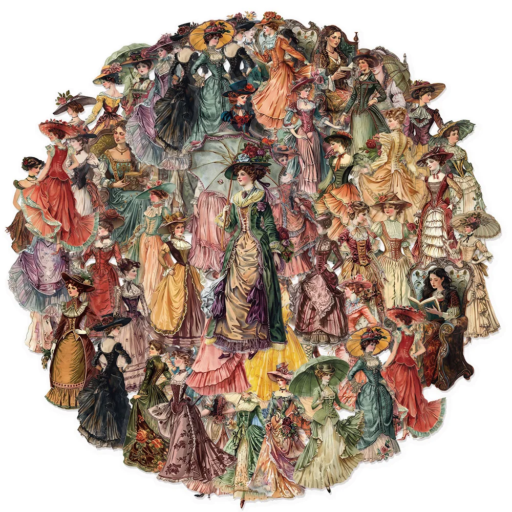 

50 шт., наклейки с граффити в европейском и американском стиле ретро, справочники «сделай сам», чехлы для телефонов, ноутбуки, водонепроницаемые наклейки для домашних животных