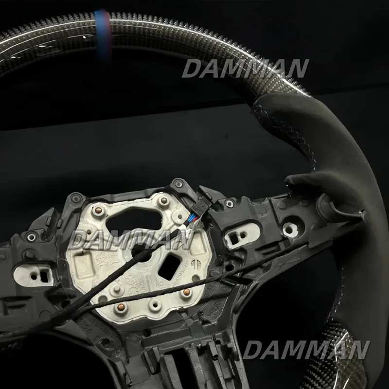 Real Carbon Fiber Alcantara Steering Wheel For BMW G20 G21 G22 G28 G80 F40 F44 F82 F83 F87 M2 M3 M4 G20 Modification Accessories