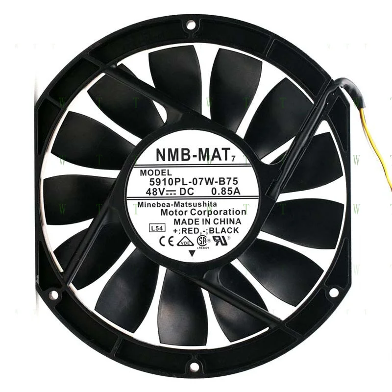

H NMB 5910PL-07W-B75 17025 48V 0.85A ultra-thin industrial cabinet fan