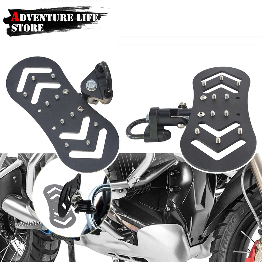 For GS1200 R1200GS LC Motorcycle Lazystep Highway Folding Footrest Footpeg Footboard For BMW R1250GS ADV Adventure R 1250 GS GSA