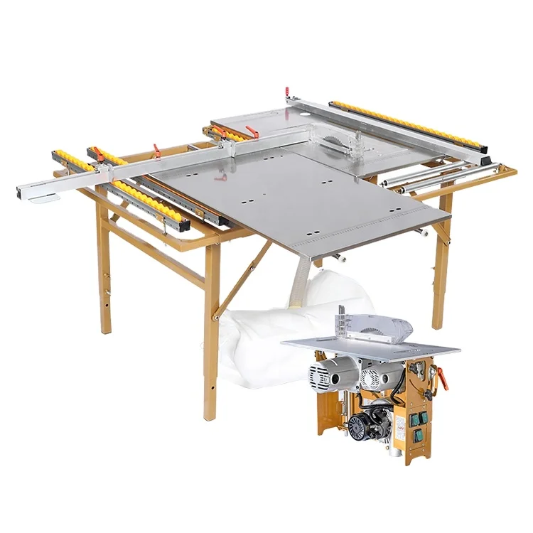 

Durable stock Woodworking cutting precision table/ portable panel saw machine sliding table saw for sale