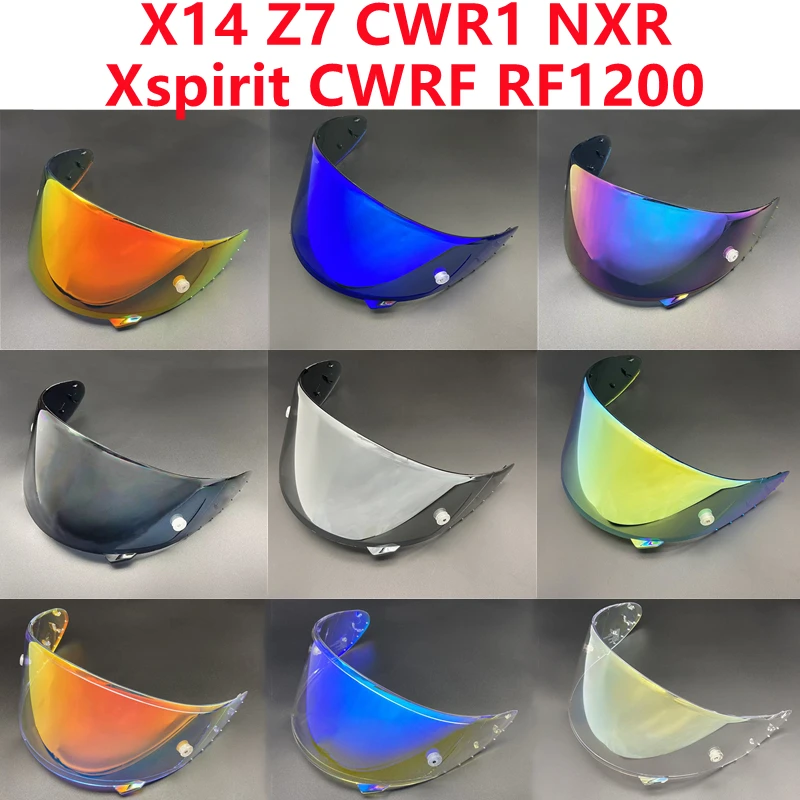 

SHOEI X14 Z7 Xspirit CWR1 RF1200 NXR High Strength Anti-UV Motorcycle Helmet Visor Moto Casco Helmet Shield Lens