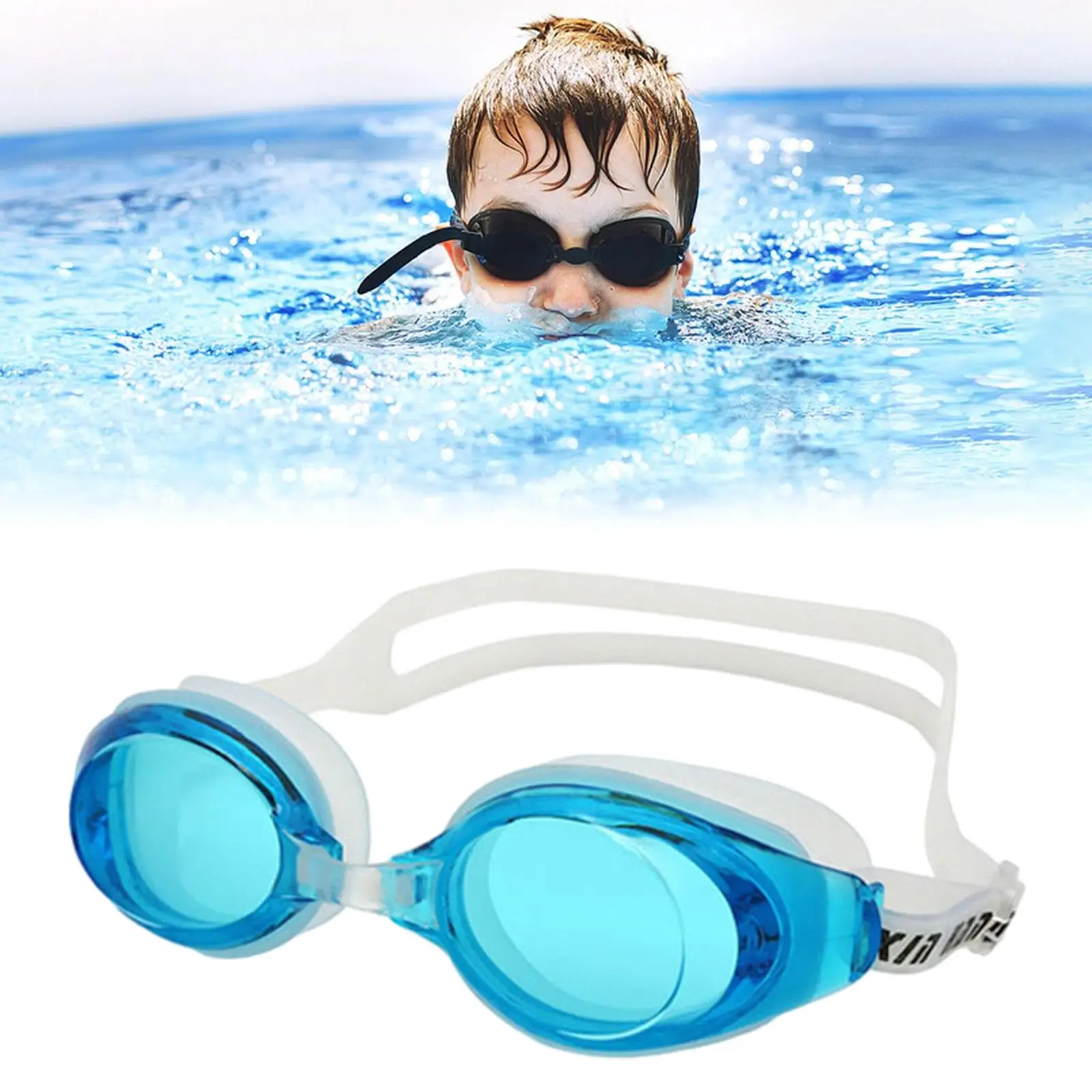 Lunettes de natation réglables pour adultes, lunettes de natation confortables pour hommes et femmes