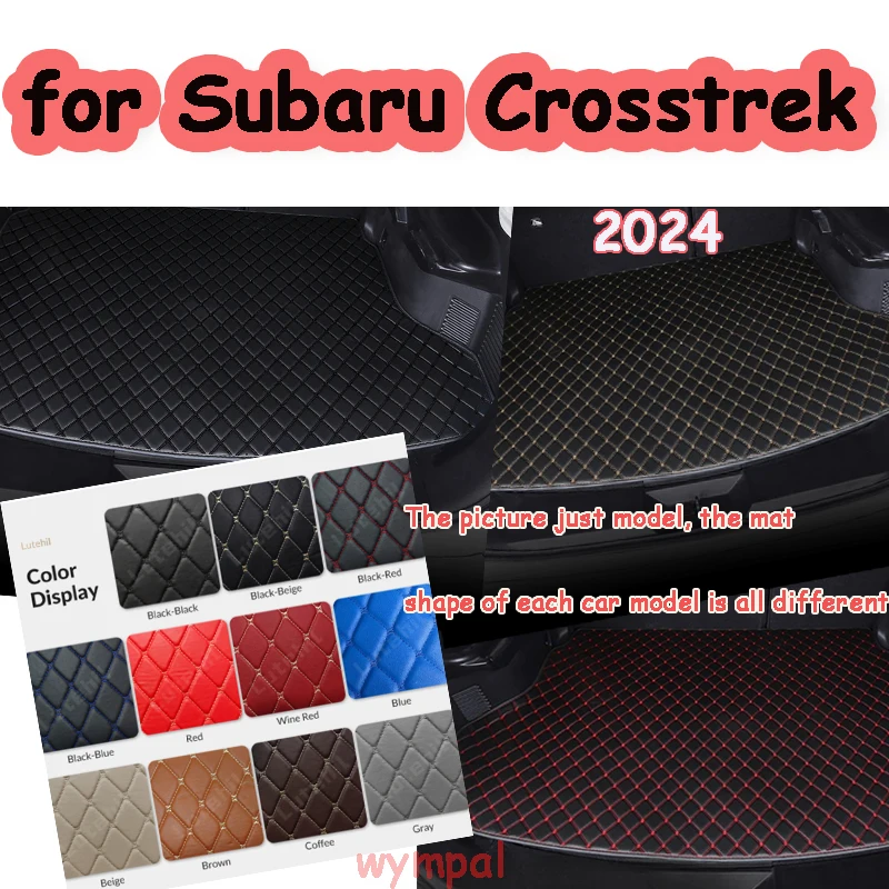 

Коврик в багажник автомобиля для Subaru Crosstrek 2024, индивидуальный коврик для багажника, автомобильные аксессуары, украшение интерьера автомобиля