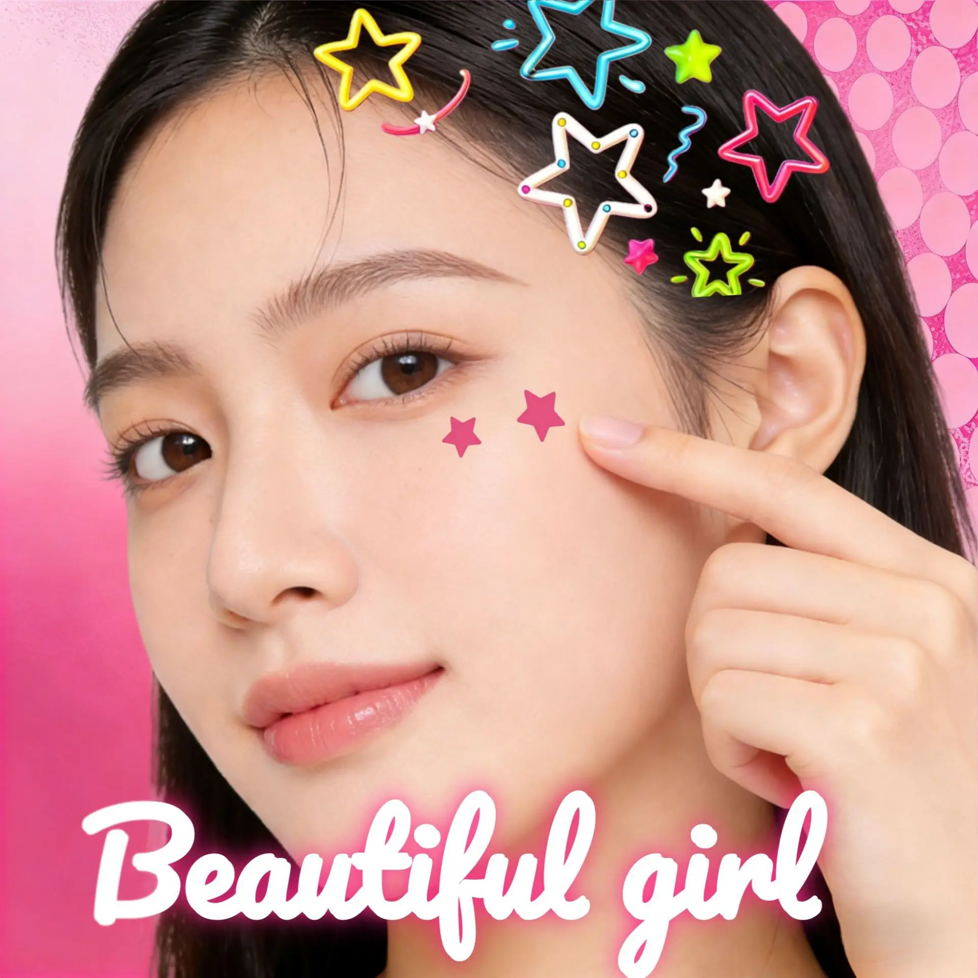 1280pcs Star Shape Acne Patches, 2 Sizes, 8 Colors, Covers Acne, Conceals Blemishes, Cleanses Skin, Adhesive Face Stickers