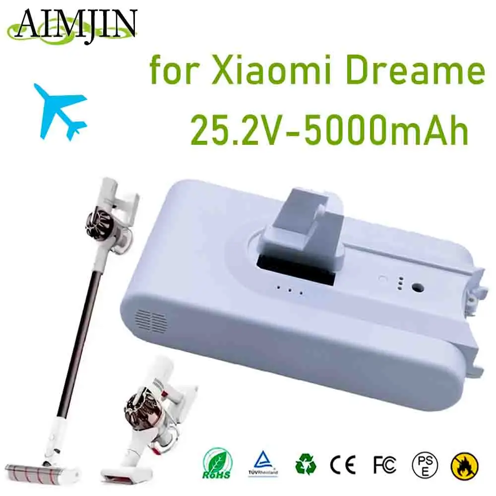 

For Xiaomi Dreame V8 V9 V10 Lithium Battery V9P XR VVN3 VVN4 Handheld Cordless Vacuum Cleaner Parts Replacement Battery