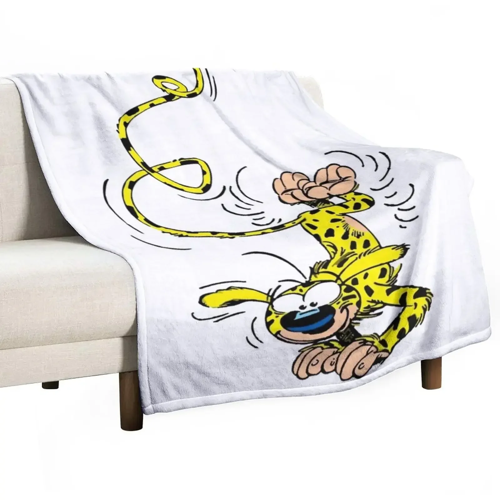 Marsupilami handstand Throw Blanket Extra Large Throw Retros Blankets