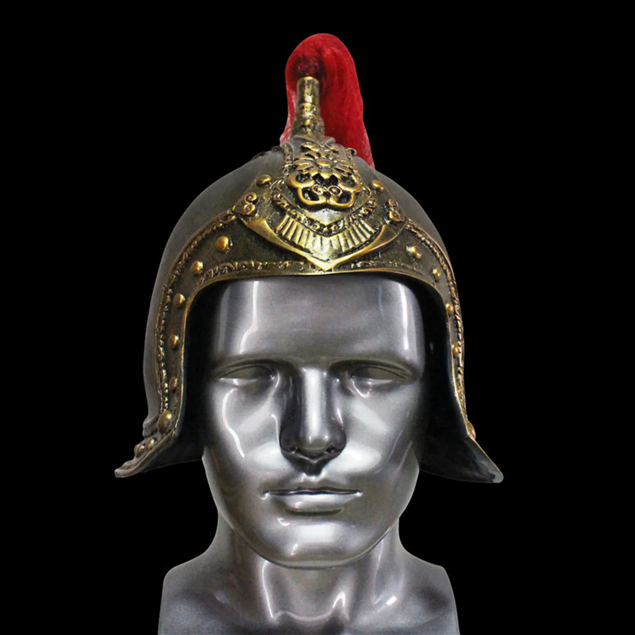 

Cosplay Party Costume Mask, Armor, Praetorian Guard, Roman Helmet, One Size, Brass Armour