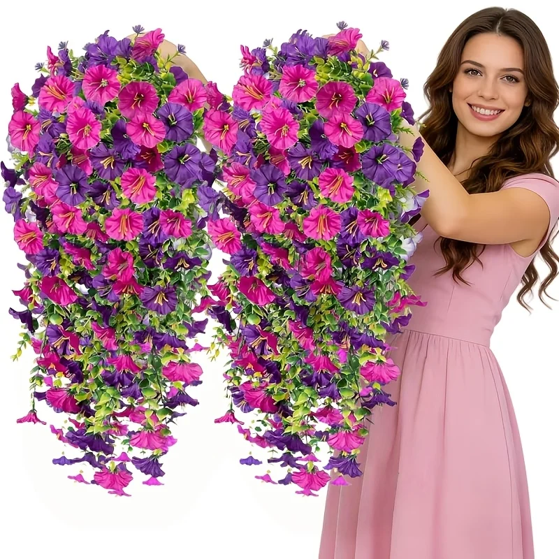 1 Stück künstliche Blumen, gemischte Farben, geeignet für die Dekoration von Innen- und Außenbereichen, für Hochzeitsdekorationen. – Detail 1