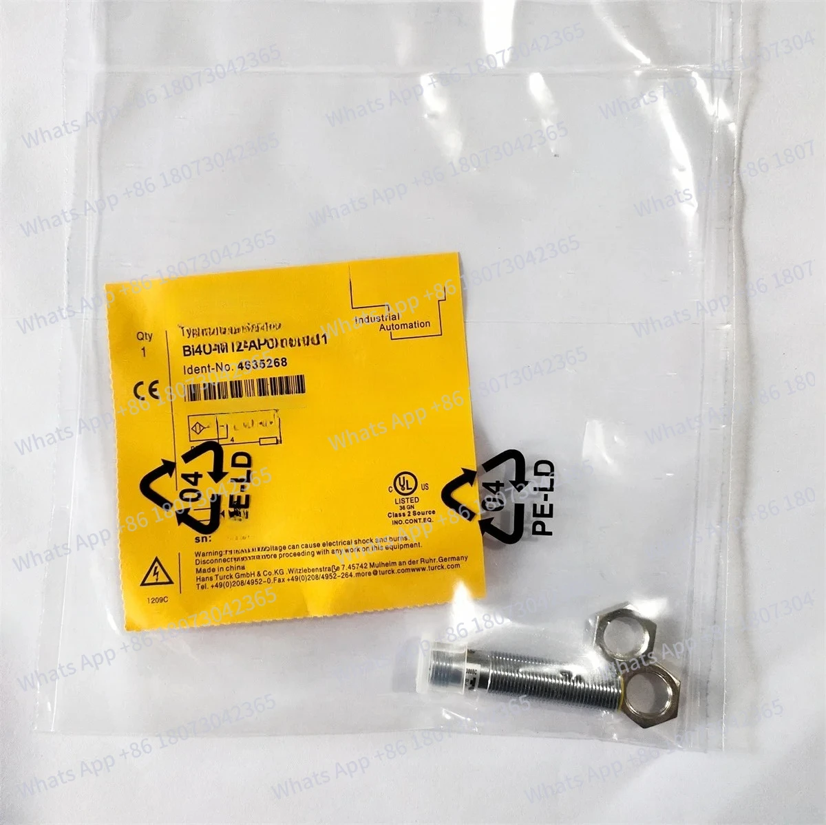 

Датчик приближения M12 BI4U-M12-AP6X-H1141 BI4U-M12-AN6X-H1141, новый, высококачественный