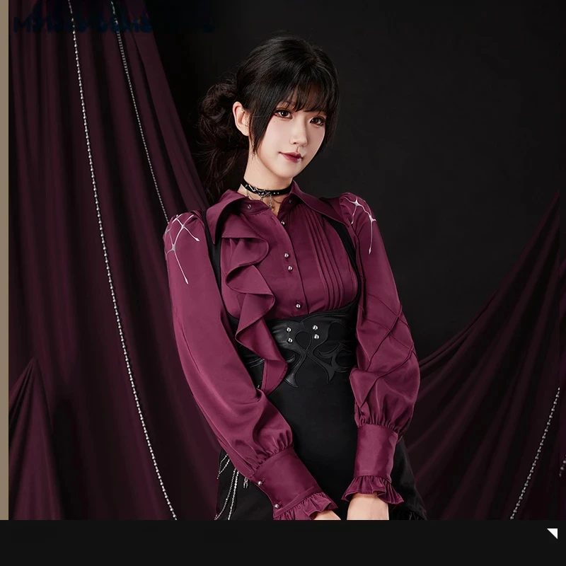 Honkai Star Rail Kafka Theme Impression Series Тонкая рубашка Doujin Топы для косплея 2025