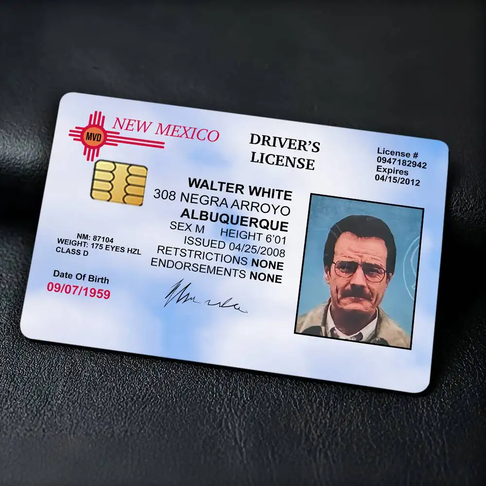 Image of Breaking Bad Credit Dekorative Kartensticker, geeignet für Bankkarten, Metro Transit, kratzfest, Geschenk, 4 Stück