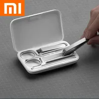 XIAOMI Mi Nail Clipper Five Piece Sets with Storage Box Xaomi Nail Cutter Knife Professional Xiomi Beauty Tool Stainless Steel