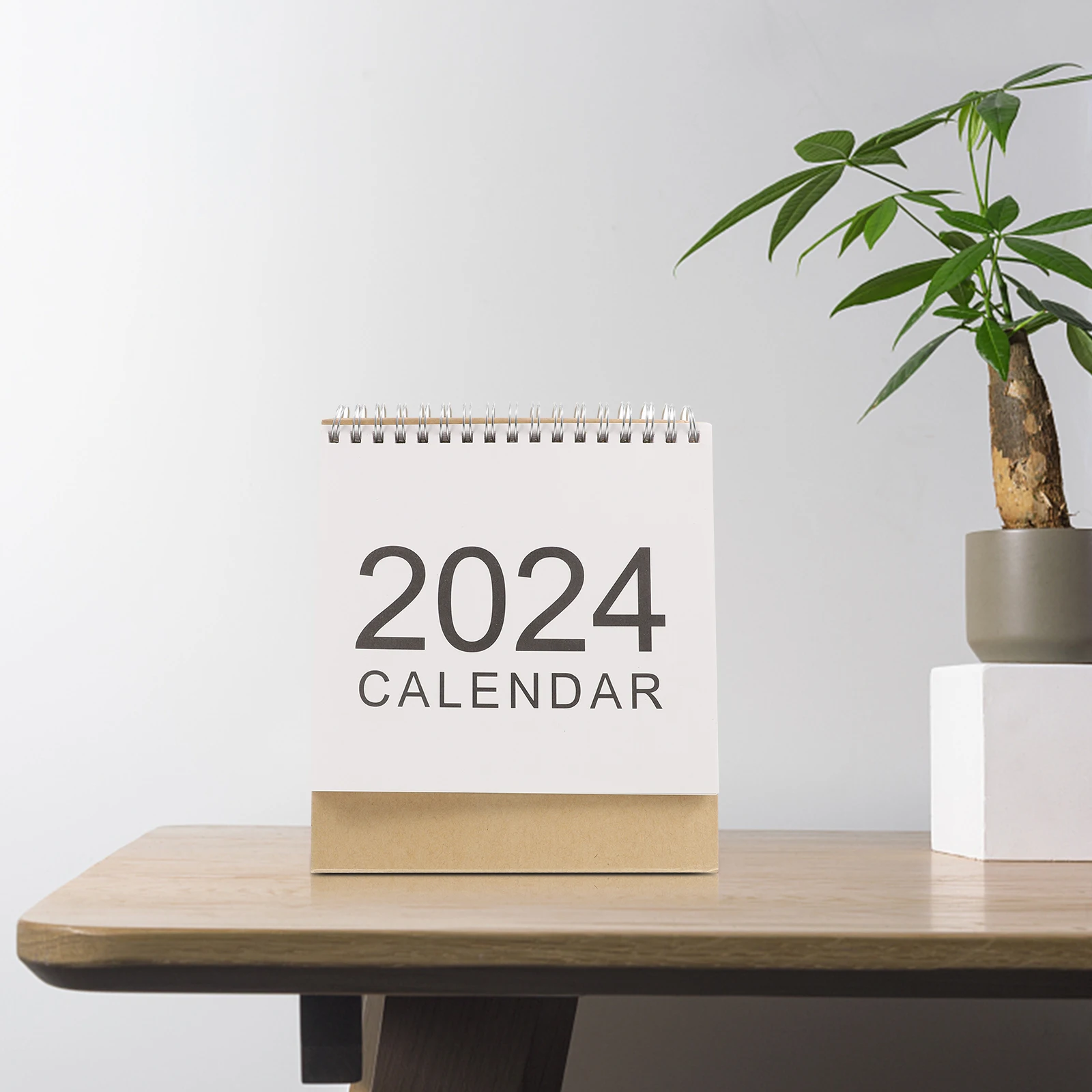 

2024 Minimalist Desk Calendar Small Size Perfect for Office Home Classroom Daily Use Encouraging Notes Personalized Decor