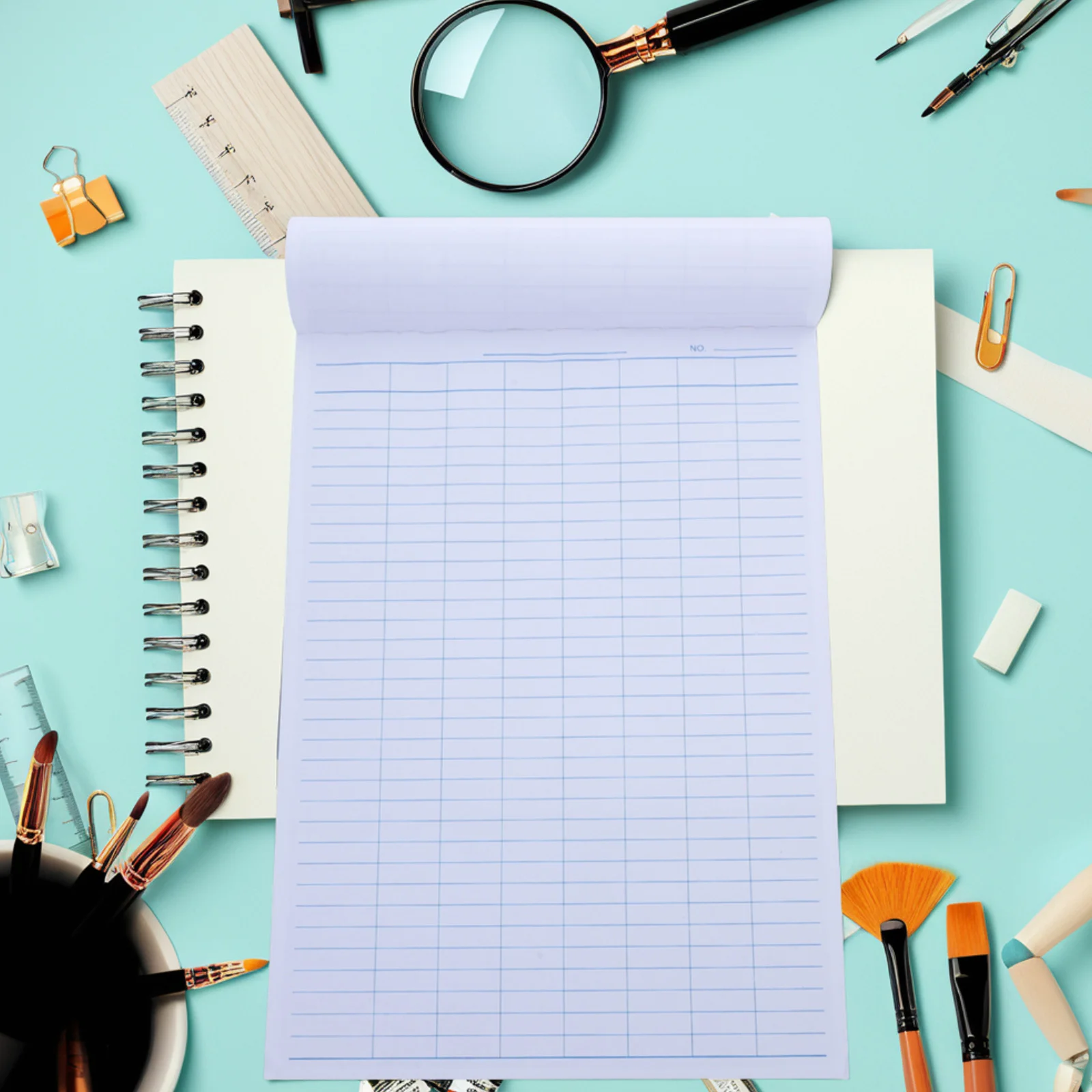 Grootboekboek Groot boekhouding Inventarisregister Gedetailleerd boekhoudblok voor kleine bedrijven Financiële tracking Journal Notebook
