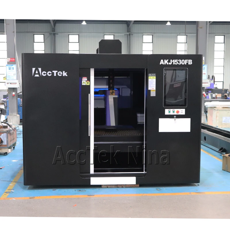 High Powerful Metal Fiber Laser Cutter for Aluminum Steel Plate Cnc Laser Cutting Machine 1kw, 2kw 3kw