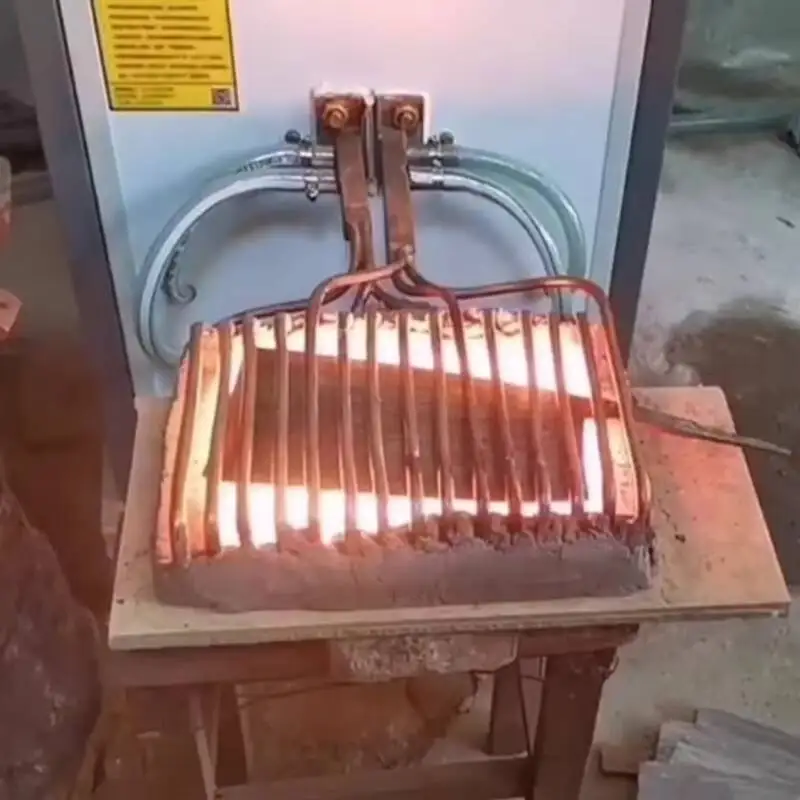 عالية التردد التعريفي التدفئة 15KW النحاس أنبوب لحام الجمعية معدات تبريد المعادن الزجاج الساخن تشكيل آلة لحام