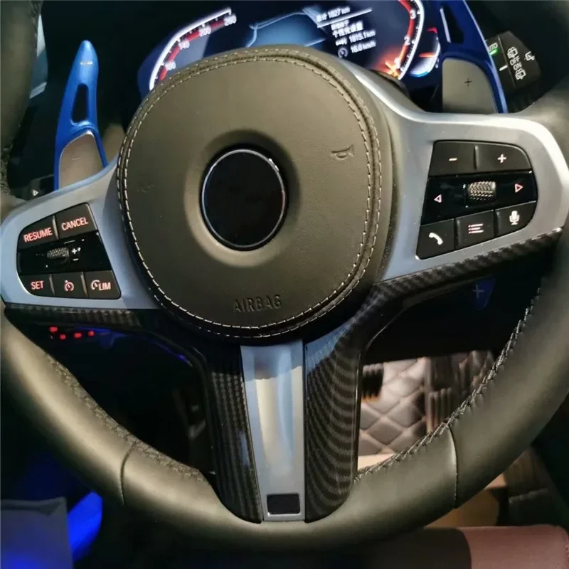WELKINRY For BMW X5 G05 4th Generation 2019-2025 Car Steering Wheel Switch Button Knob Cover Trim