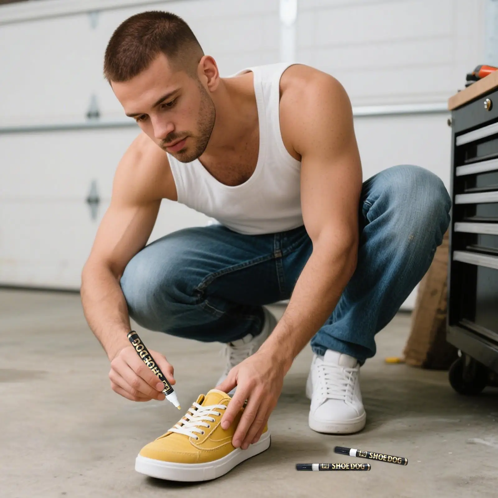 White Shoe Cleaner Sports Shoe Repair Pen Color Repair Pen Sneaker Deoxidizer For Grease Men Women Daily Indoor Travel Laundry