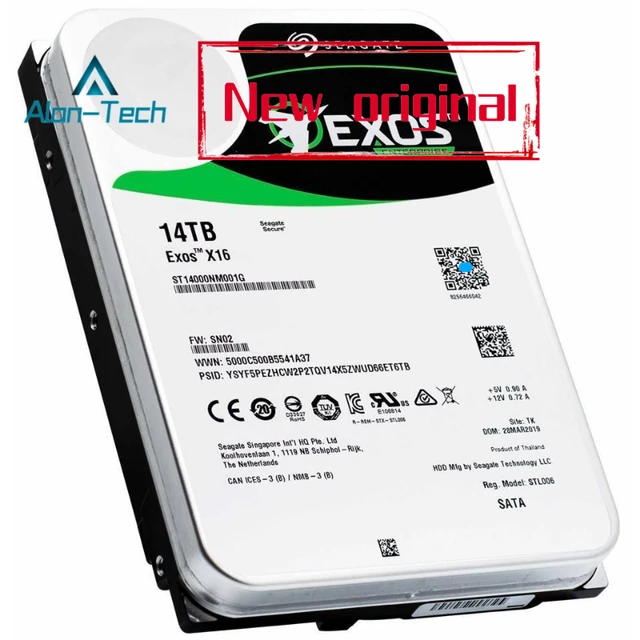 NEW Sea－gate 14TB HDD Exos X16 ST14000NM001G 14T SATA 6Gb/s 7200RPM 256MB  Cache 3.5Inch Enterprise Server PC Hard Disk Drive - AliExpress 44