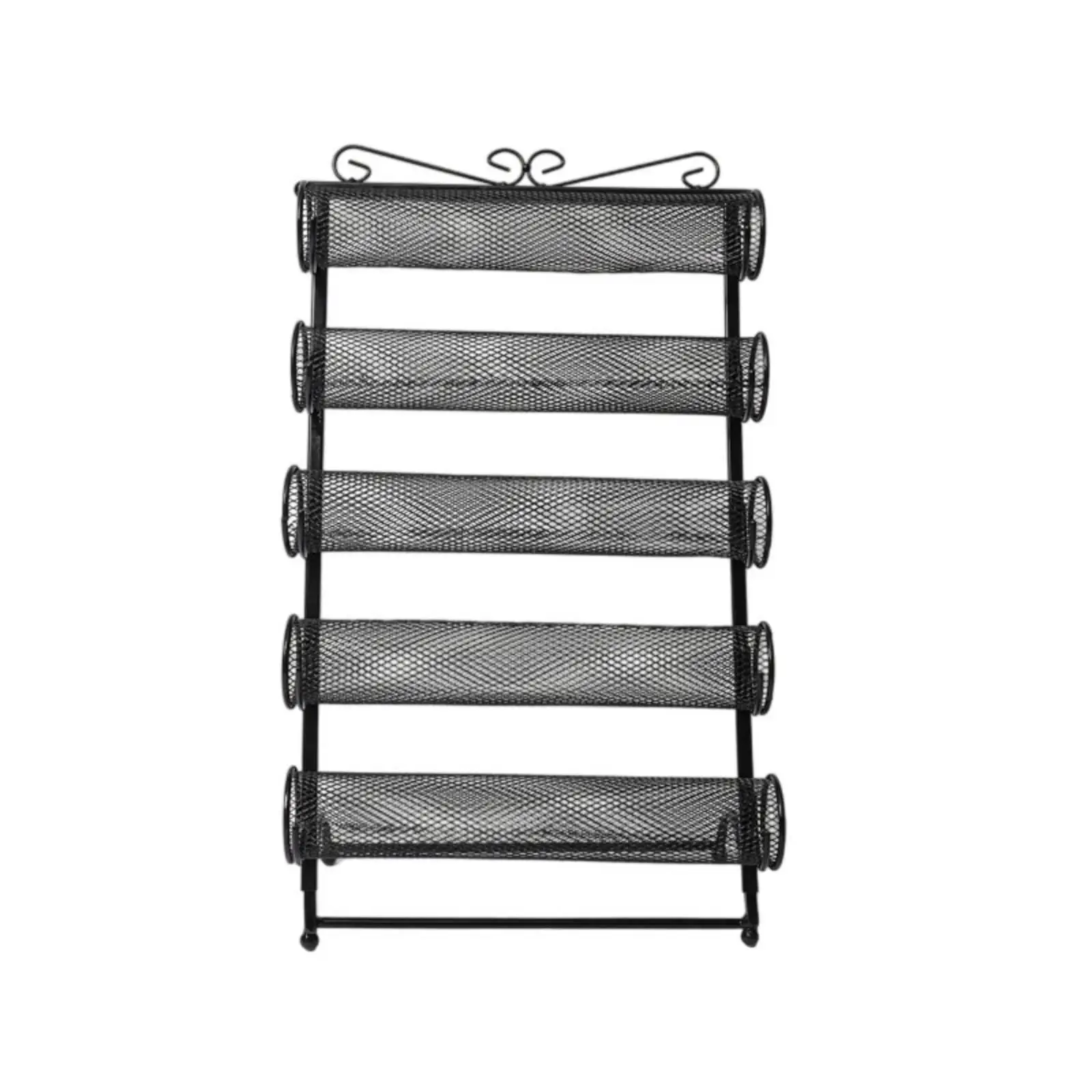 Jewelry Display and Storage Rack Easy Access Freestanding Jewelry Rack with Mesh Rods Compact Space-Saving for Boutique Owners