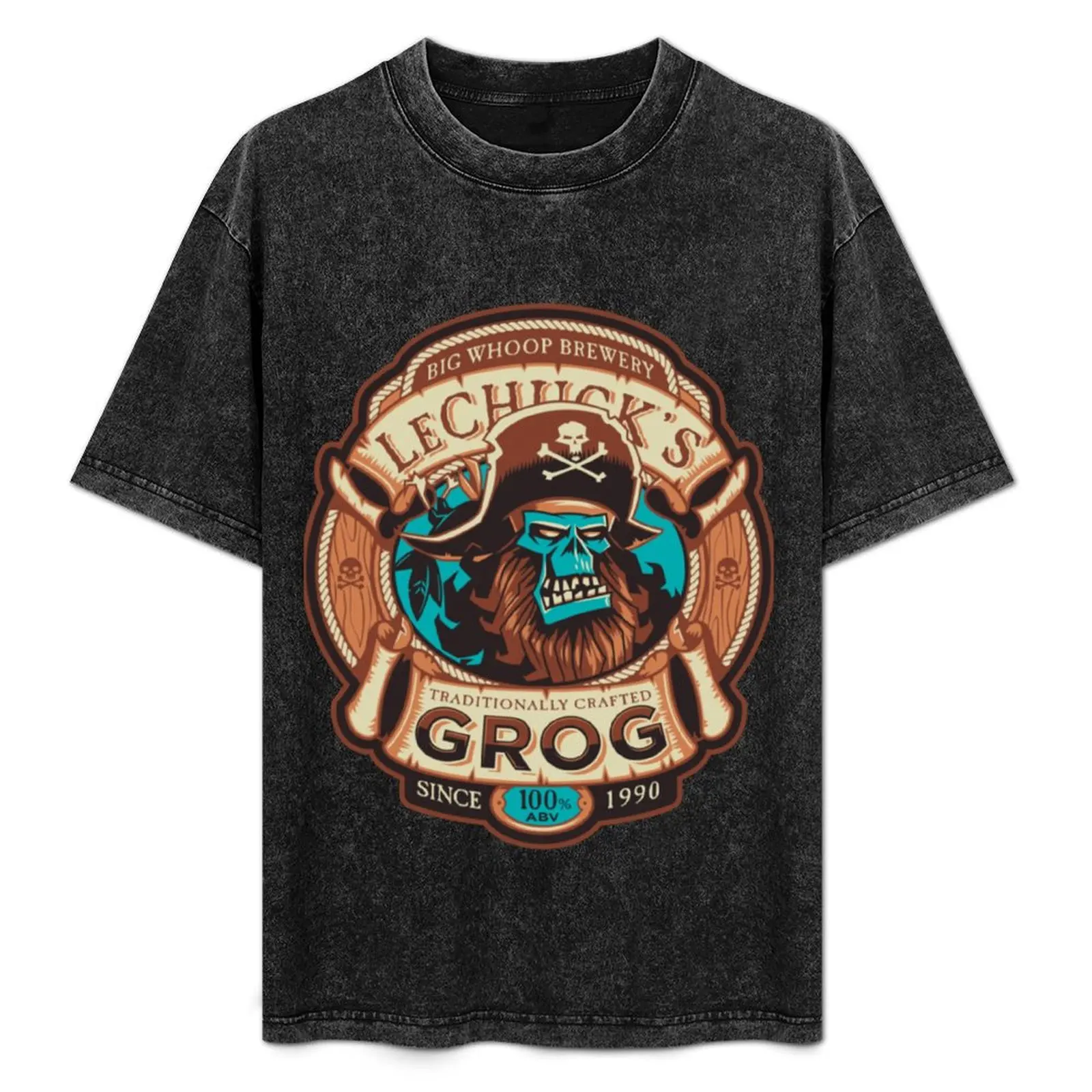LeChuck's Grog - Craft Beer - Monkey Island - Vintage Video Game Gif| Perfect Gift T-Shirt Simple Graphic Design T-Shirt