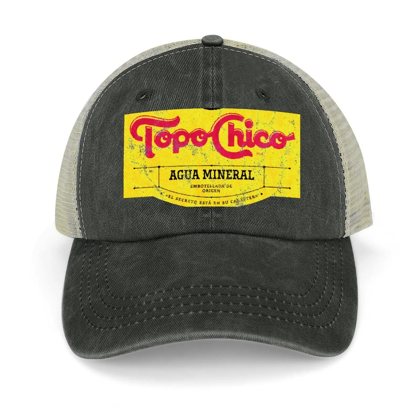

Topo Chico agua mineral worn and washed logo (sparkling mineral water) Classic Baseball Cap Sun Cap Man Women's