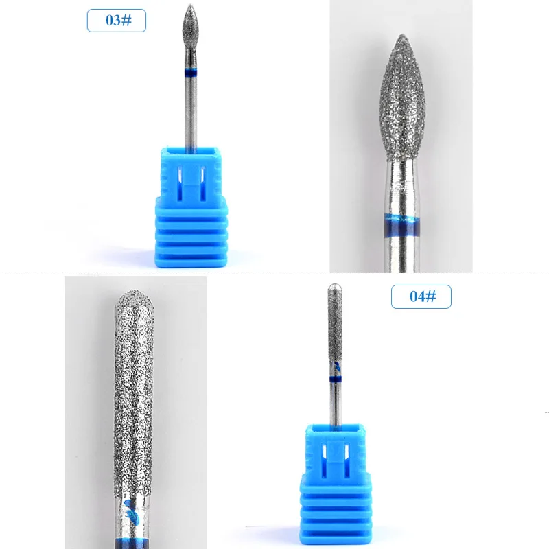 キューティクル洗浄カーバイドネイルドリルビット,タングステンカーバイドダイヤモンドネイルファイル,ペディキュアツール,ダイヤモンドドリルビット