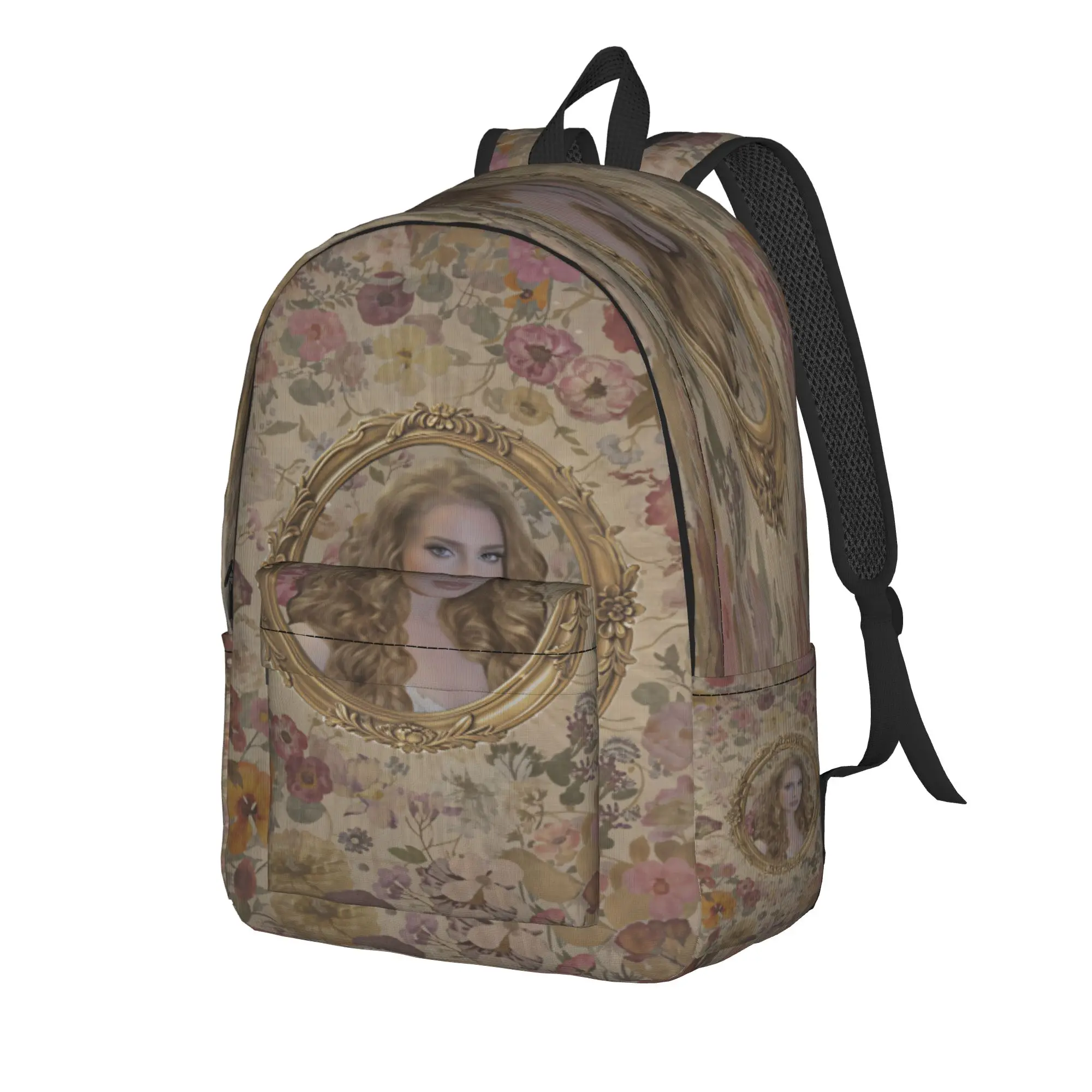 Lana Del Rey Singer Lizzy Grant  Backpack  Hiking Backpacks Youth Colorful Big High School Bags Novelty Rucksack