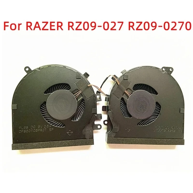 Original for RAZER RZ09-027/0270 Lingren 15 Laptop Cooling Fans 1 Pair