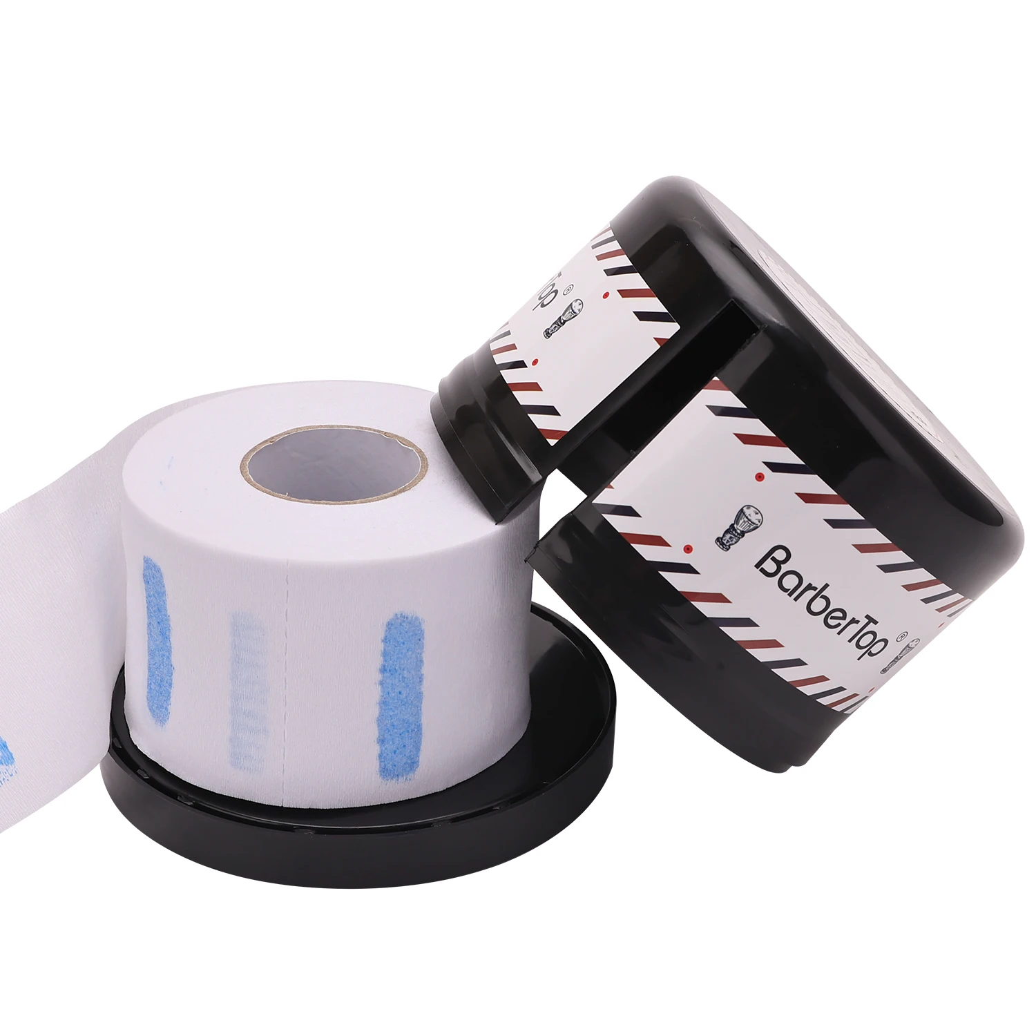 Hair Neck Strip Paper Case Barber Neck Paper Roll Holder Disposable Tissue Collar Tape Box Hairdressing Accessories