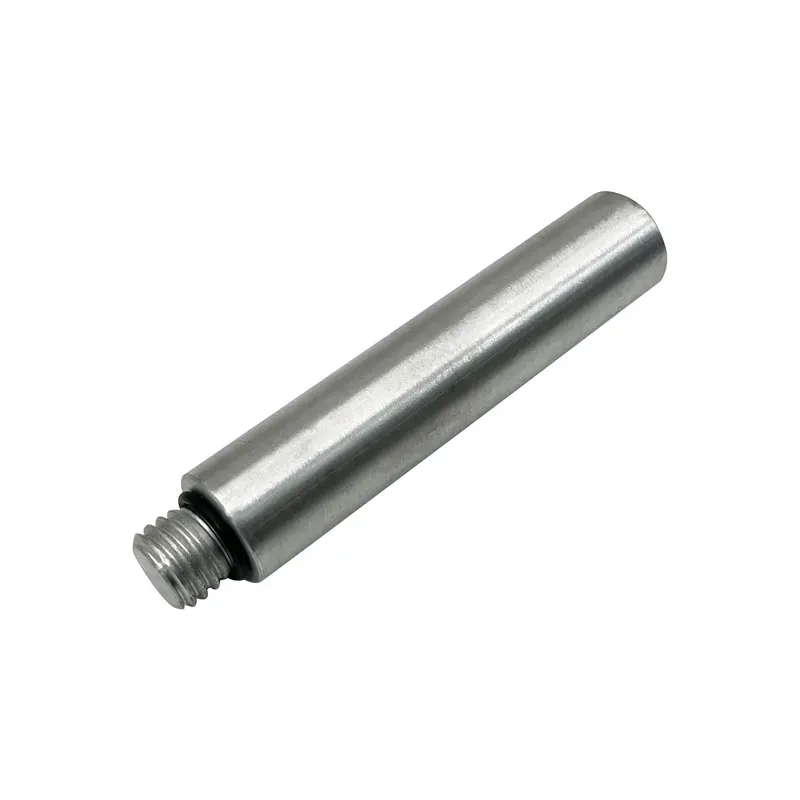 10cm 15cm Extend Section Mini Pole for Prism GPS Aluminum Silver Color 5/8x11 Thread Extension Rod