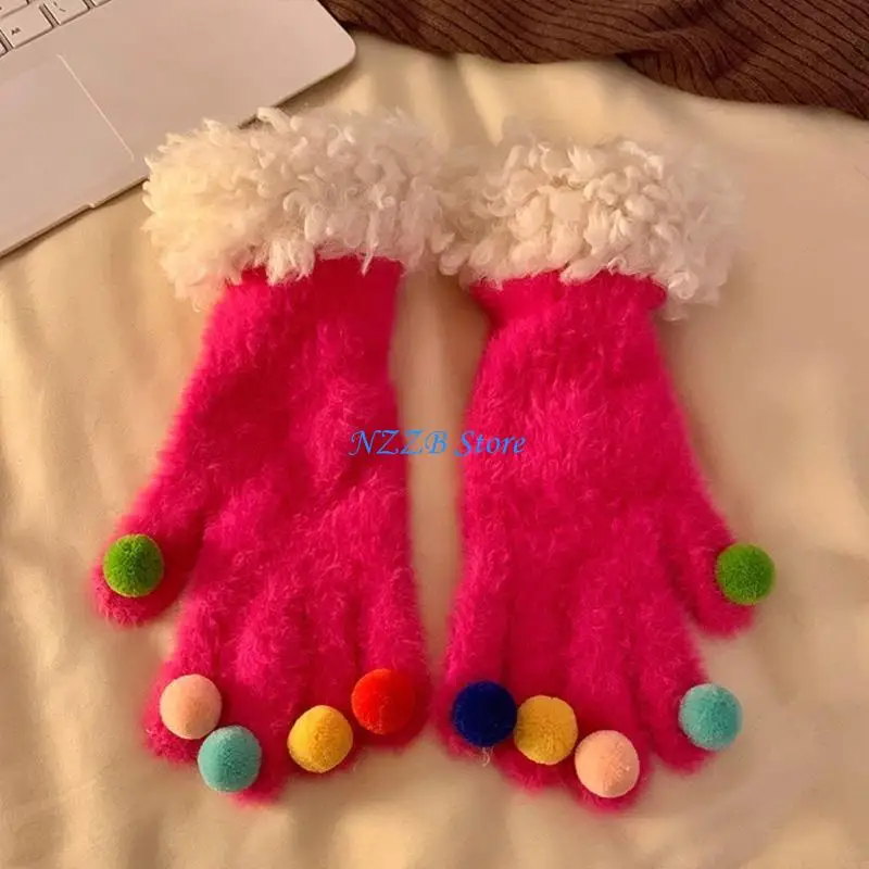 T21F 2lotsTrendy قفازات ناعمة الملمس قابلة للتنفس قفازات محمولة متعددة الوظائف مناسبة للاستخدام الداخلي والخارجي #2