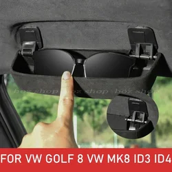 Car-styling Car Glasses Case Sunglasses Box Glasses Holder For Volkswagen Golf 8 VW MK8 ID3 ID4 Auto Interior Refit Accessories