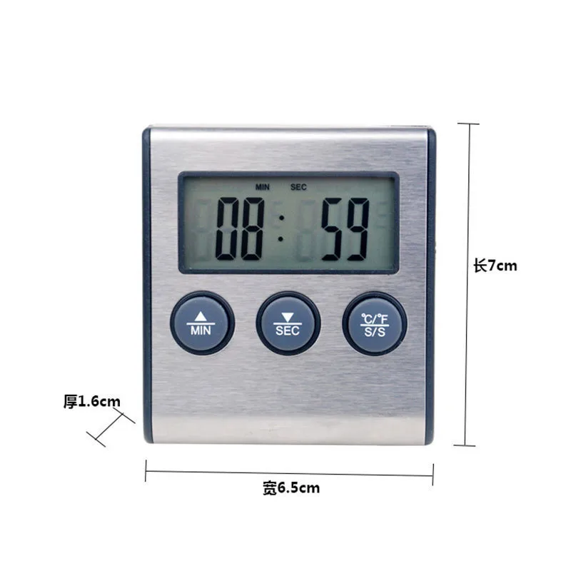 1/2/5/10/20Pcs TP700 Probe Thermometer BBQ Food Electronic Digital Display Thermometer Timer Alarm Function