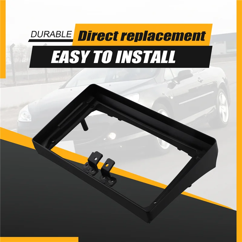 9 Inchs Cars Frames Fascias Adapters For 407 2004-2009  Stereos for Androids Radios Dashs Fittings Panels Kits