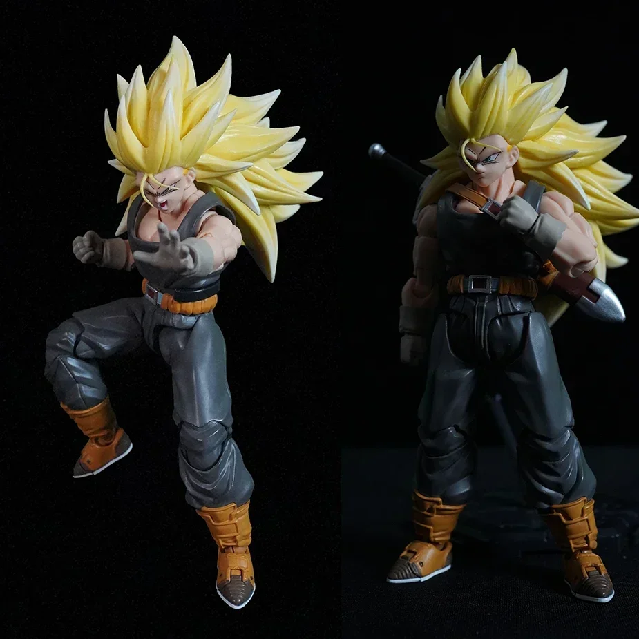 [Pré-venda] NOVO SSS Studio Dragon Ball Trunks Ssj3 S.H.F Figuarts SHF Dragon Son Super Saiyan 3 Anime Action Figure Toy Modelo Toy