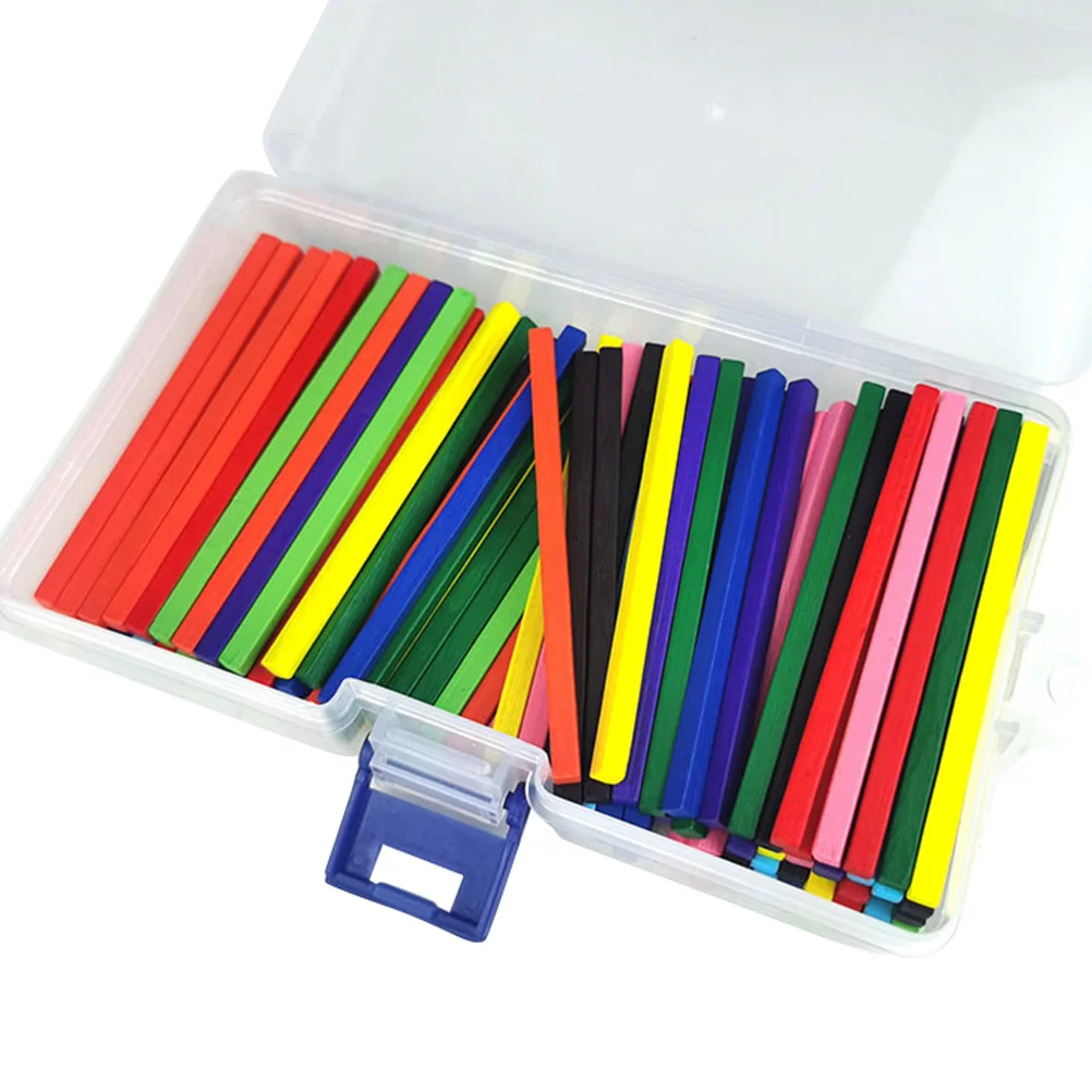 1 ensemble de manipulateurs mathématiques Montessori, tiges de comptage, bâtons de Puzzle, jouets éducatifs pour enfants, outils pédagogiques d'arithmétique sûrs