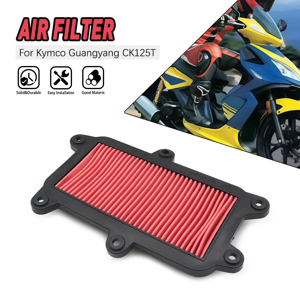 

Motorcycle Air Filter CVT Transmission Filter For KYMCO CK150T-5 CK150T-13 Any Like Q150 CK150T-5 CK150T-1 Engine Intake Cleaner