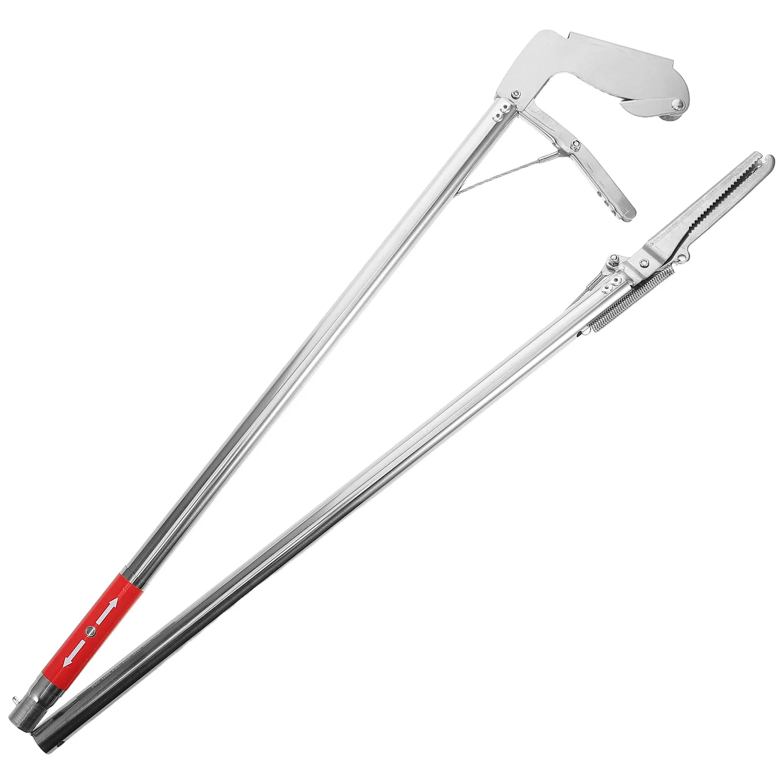 

Stainless Steel Snake Grabber Tool Extended Reach Precision Straight Mouth Reptile Tongs for Crabs Fish Wildlife Fishing