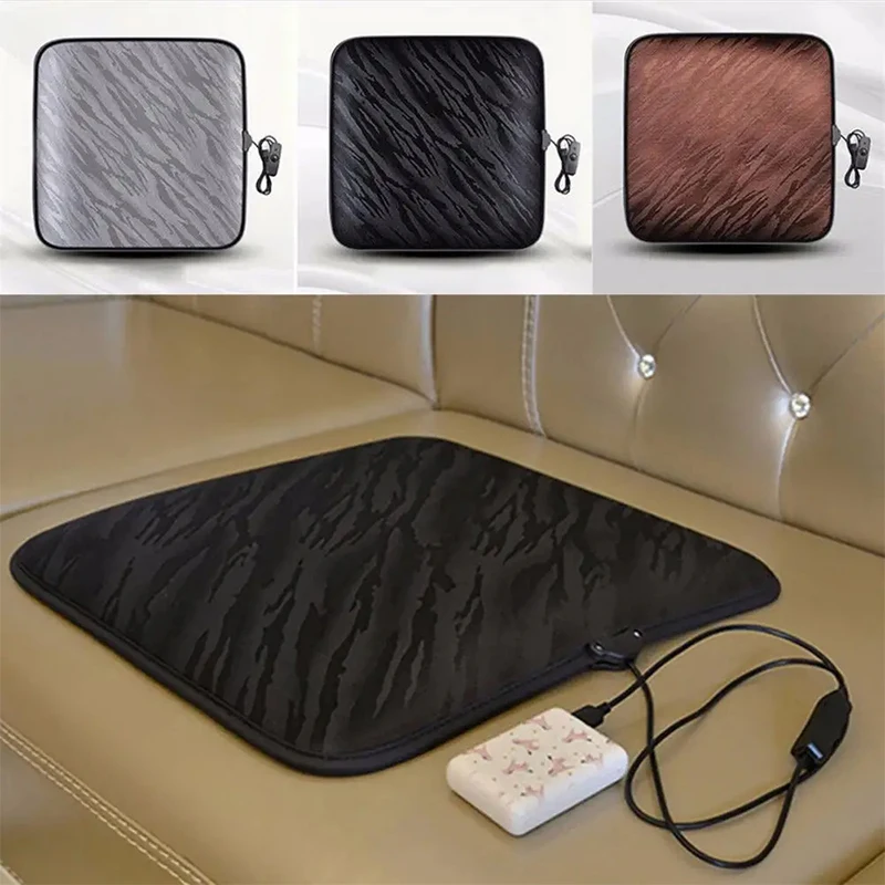 12v Universal Car Heated Cushion Electric Heat Seat Cushion Winter Household Warmer Heater Thermal Mat Auto Heating Pads