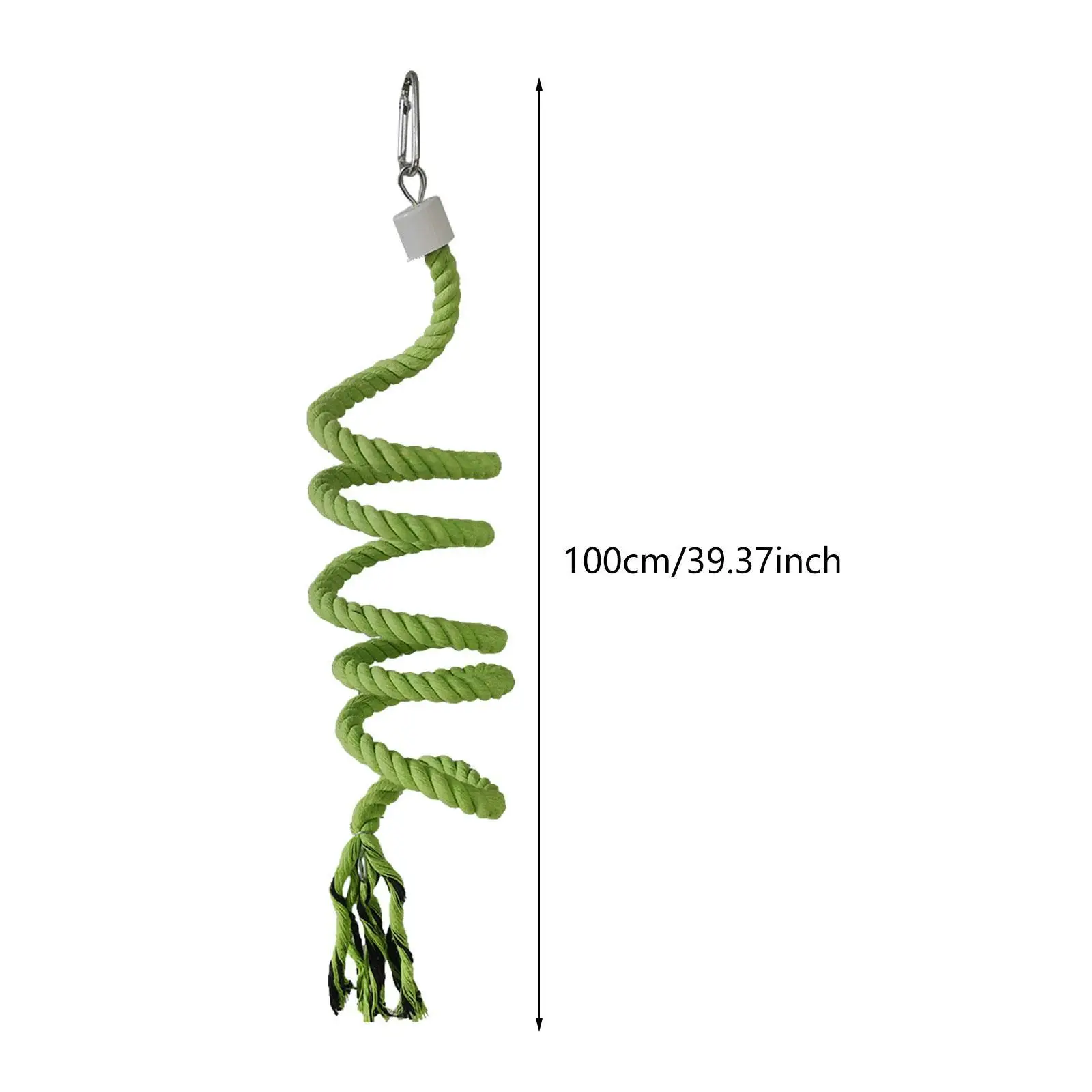 Algodão Standing Toy para periquito Lovebirds, Bird Perch, Hanging Climbing