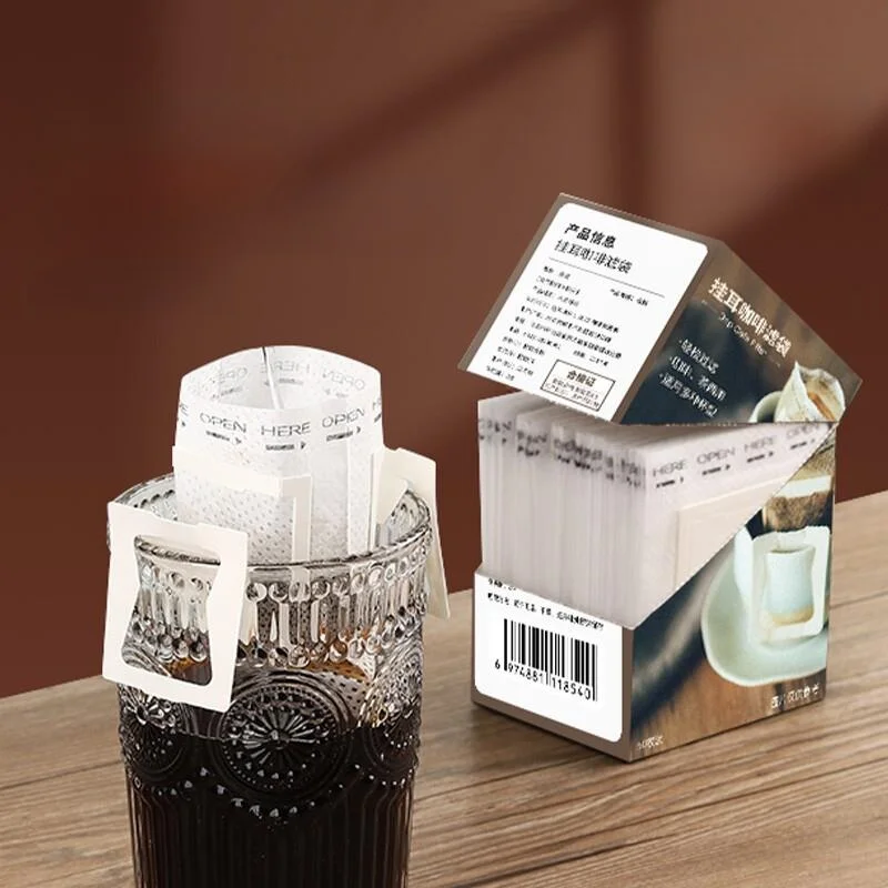 Disposable Coffee Filter Paper Ear Hanging Pour over Hand Brewing Portable Drip Filter Bag Convenient Coffee Making Tool