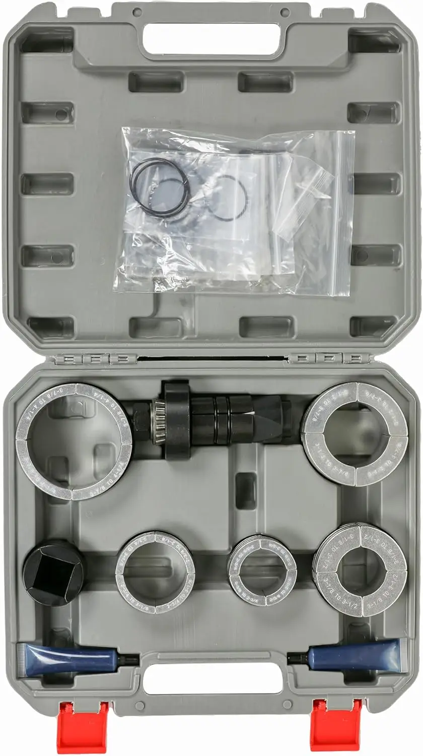 

Exhaust Pipe Expander Kit: Widens Pipes from 1-5/8" to 4-1/4", 7-Piece Impact Rated with Heavy Duty Case