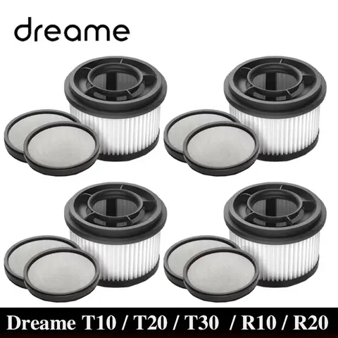 Dreame T10 / T20 / T20 Pro / T30 / T30 Neo / R10 / R10 Pro / R20 Replacement Parts Pre Post Filter Accessories