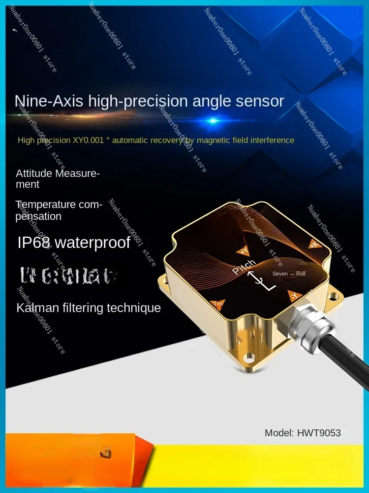 High Precision Accelerometer Angle Sensor Gyroscope Magnetic Field Temperature Compensation Inclinometer HWT9053